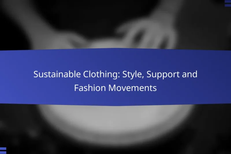 Sustainable Clothing: Style, Support and Fashion Movements